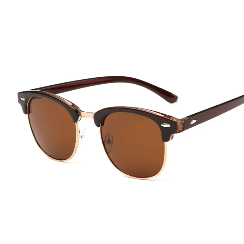 Óculos Wsb de sol vintage polarizados para homens