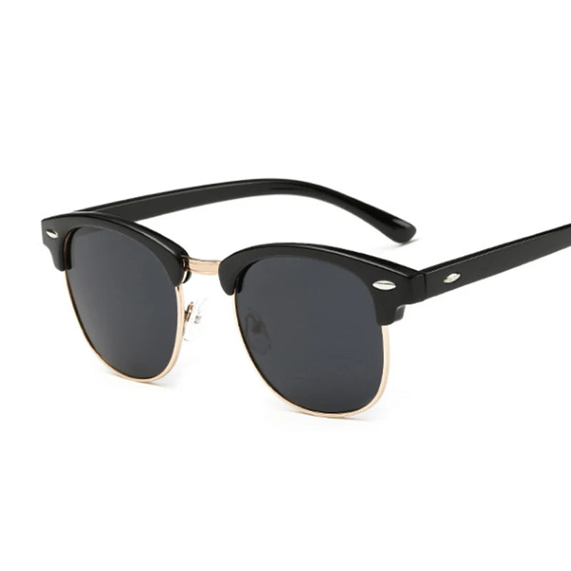 Óculos Wsb de sol vintage polarizados para homens