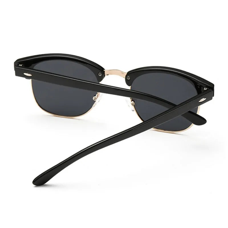 Óculos Wsb de sol vintage polarizados para homens