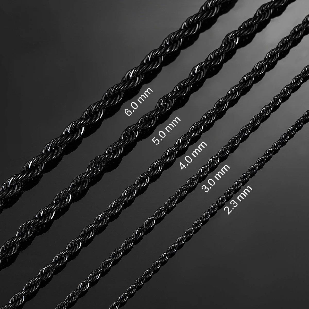 Colar Wsb Aço Inoxidável Torcido
