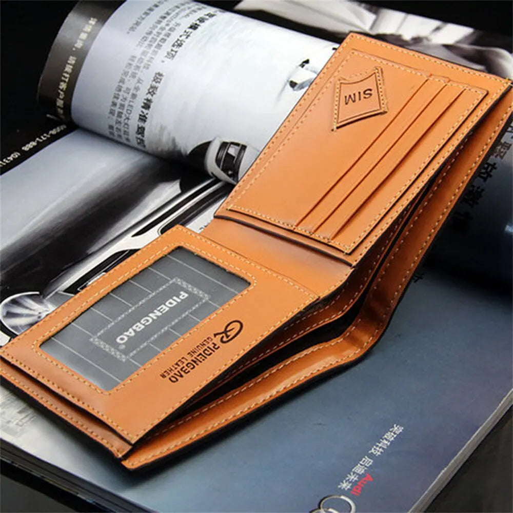 Carteira de Couro Wsb Para Homens