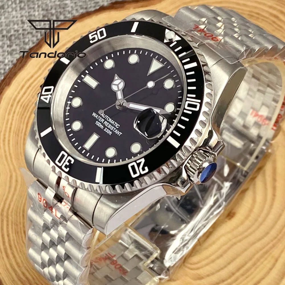 Relógio Wsb Cristal Safira Bisel Rotativo