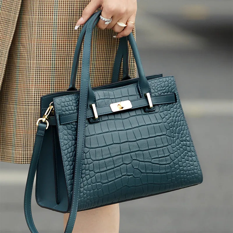 Bolsa Wsb de Couro Design Genuíno