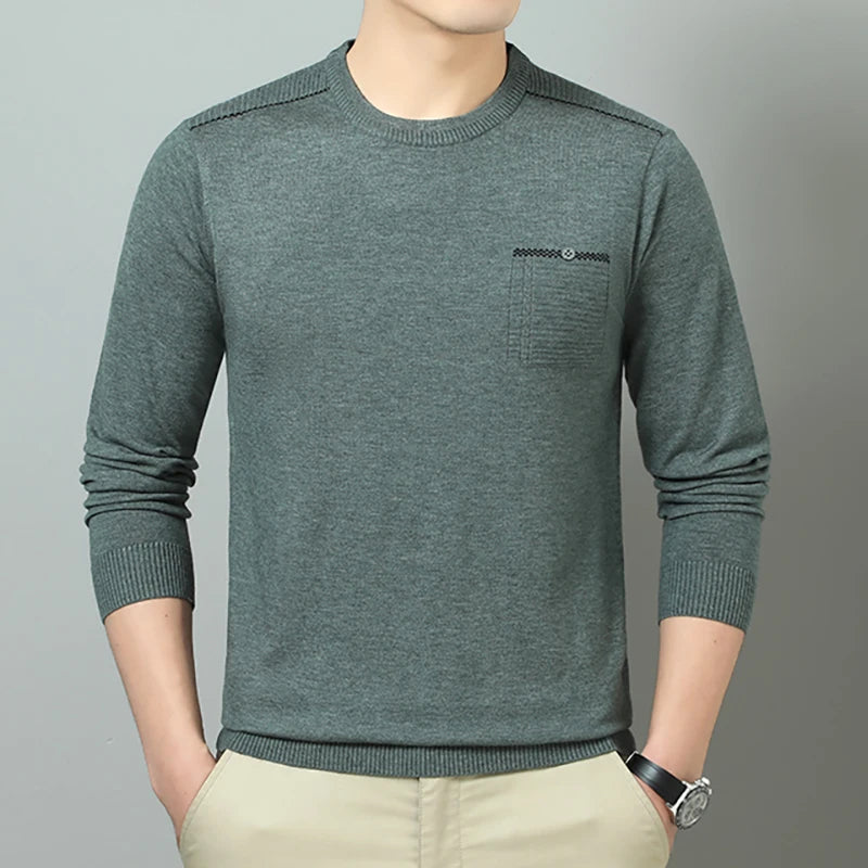 Suéter Masculino anti-Pilling
