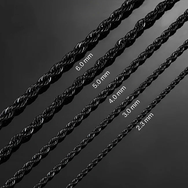 Colar Wsb Aço Inoxidável Torcido