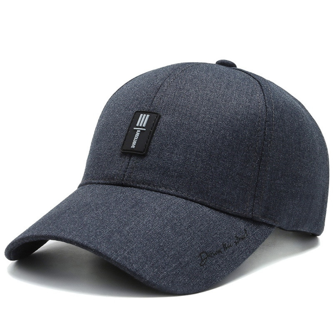 Boné de Algodão Masculino Monocromático
