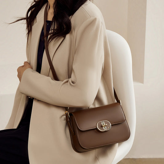 Bolsa Foxen Couro Dividido Novo Design