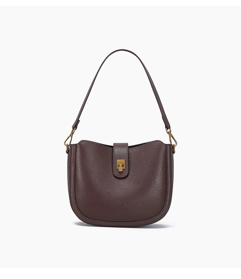 Bolsa de Ombro Couro Natural
