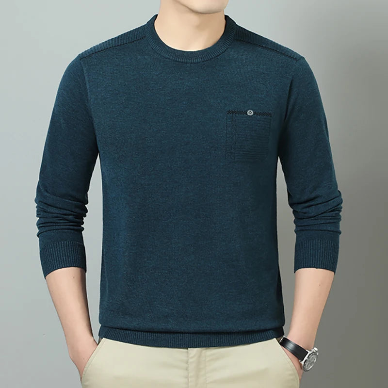 Suéter Masculino anti-Pilling