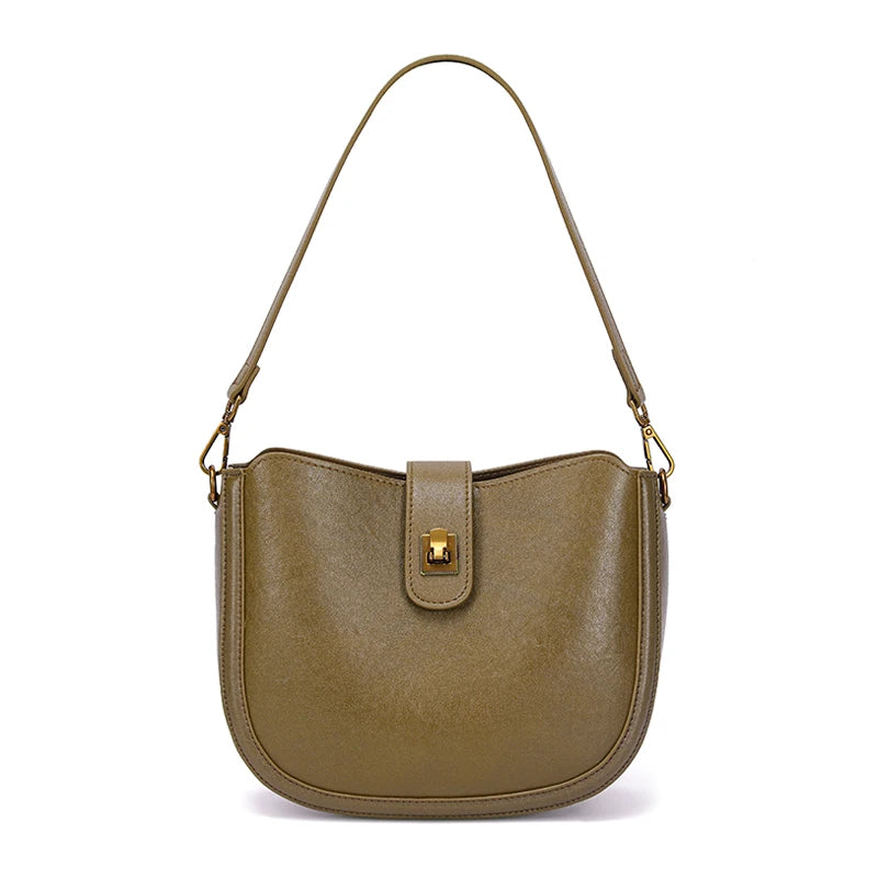 Bolsa de Ombro Couro Natural