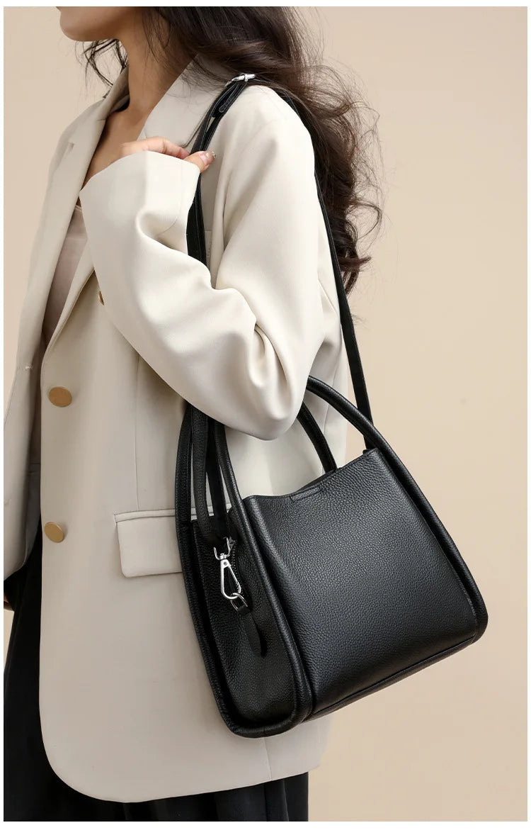 Bolsa Tote de Couro Foxen