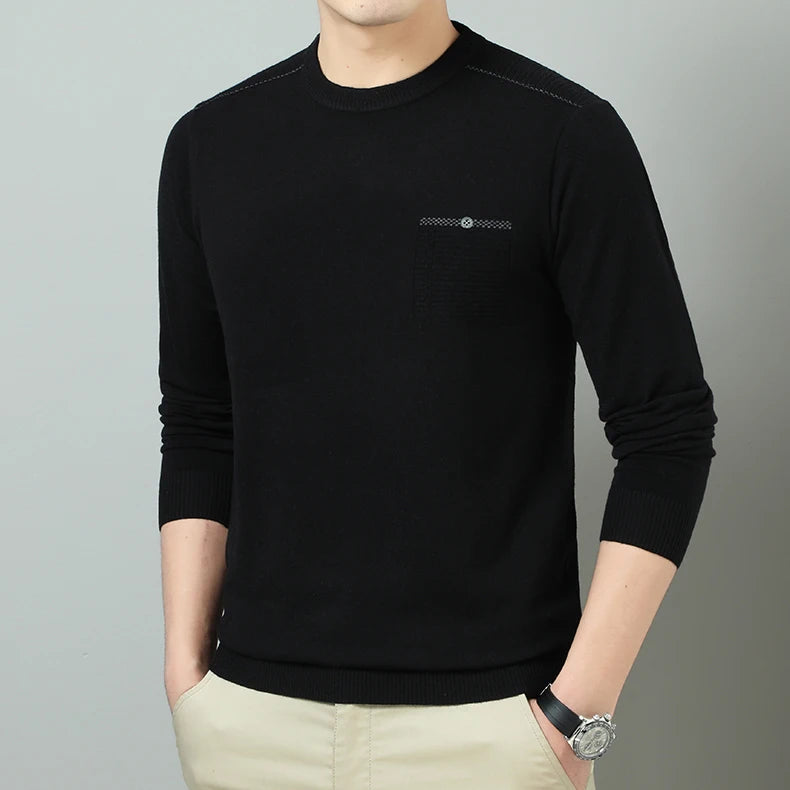 Suéter Masculino anti-Pilling