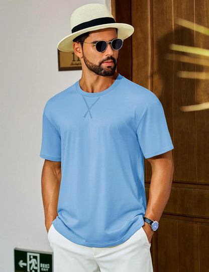 Camiseta Masculina Algodão Ombro Longo