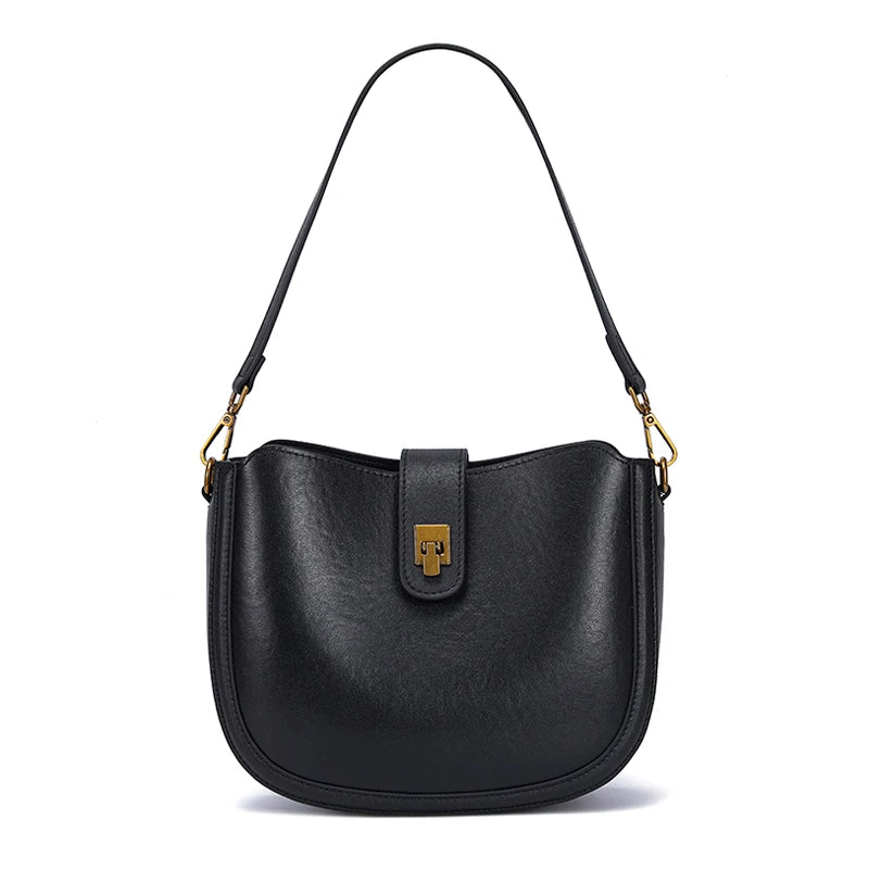 Bolsa de Ombro Couro Natural