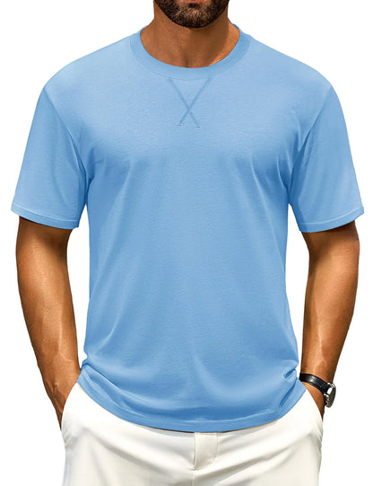 Camiseta Masculina Algodão Ombro Longo