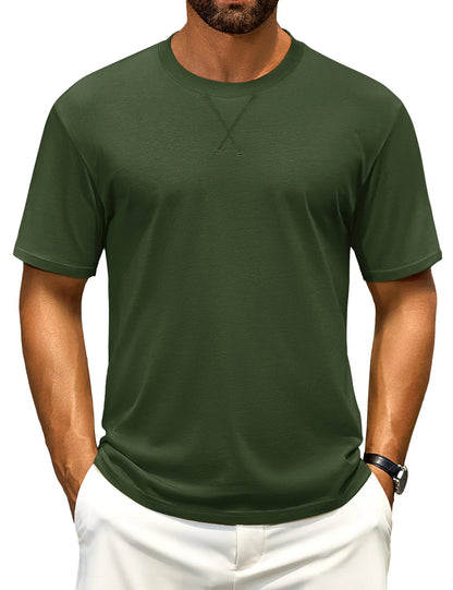 Camiseta Masculina Algodão Ombro Longo