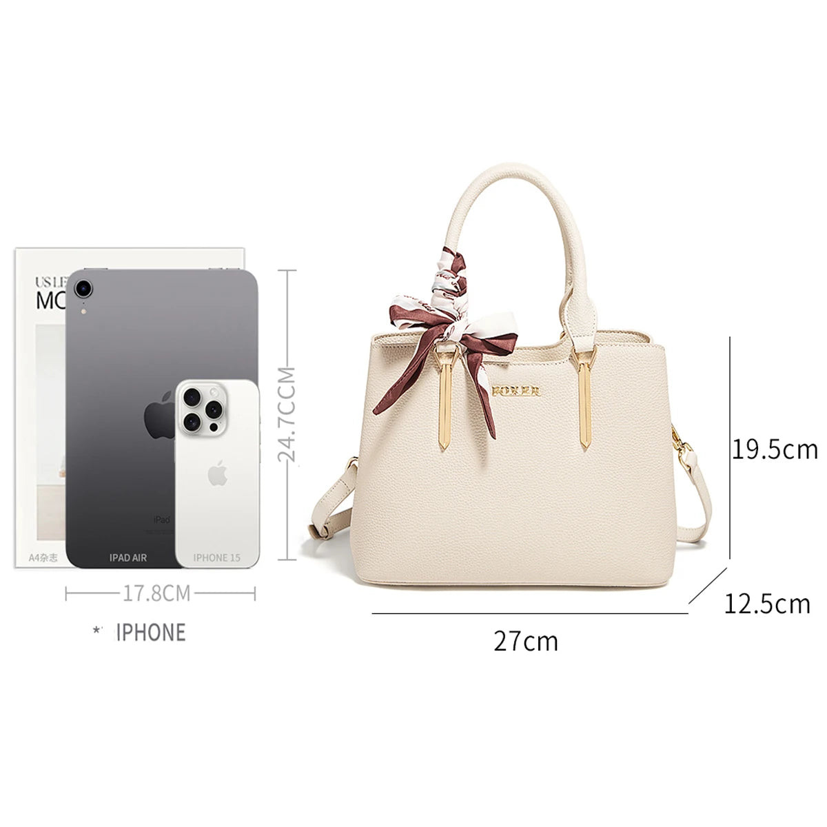 Bolsa Foxen Feminina de Couro