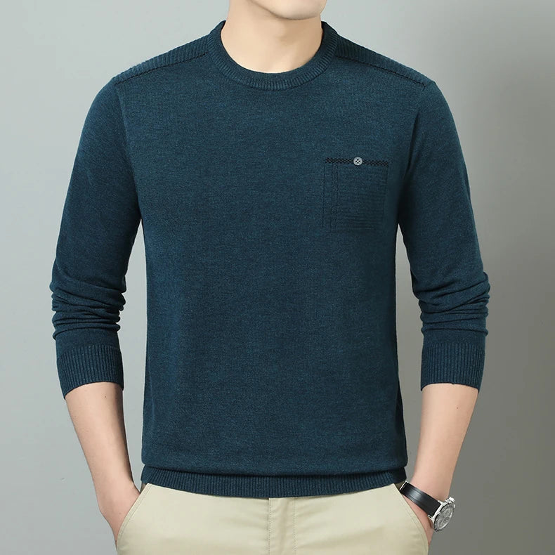 Suéter Masculino anti-Pilling