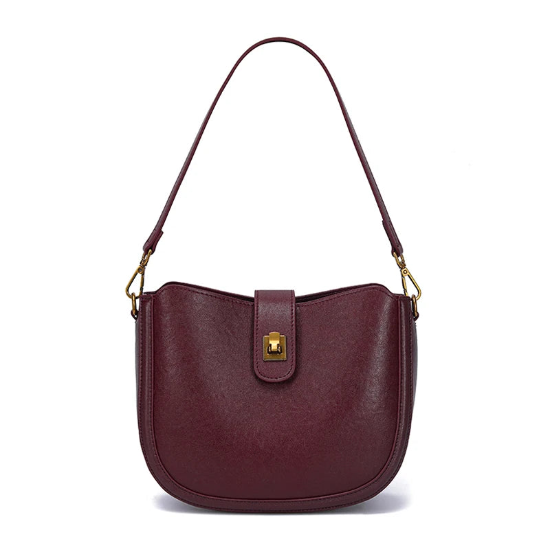 Bolsa de Ombro Couro Natural