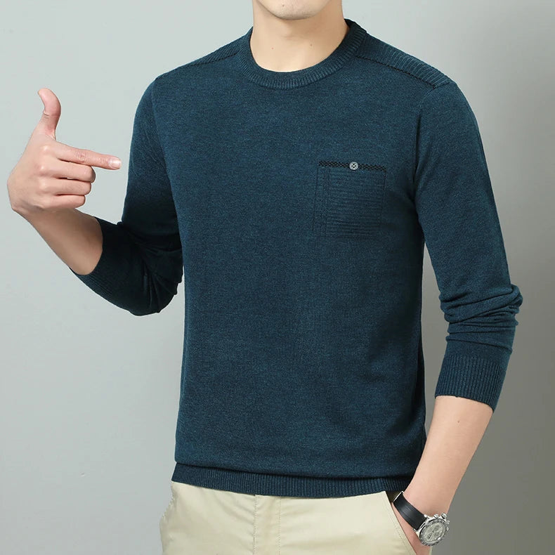 Suéter Masculino anti-Pilling