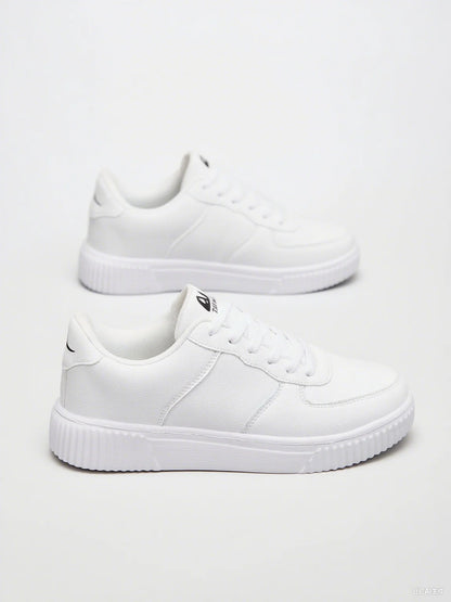 Tênis de Couro Casual conforto