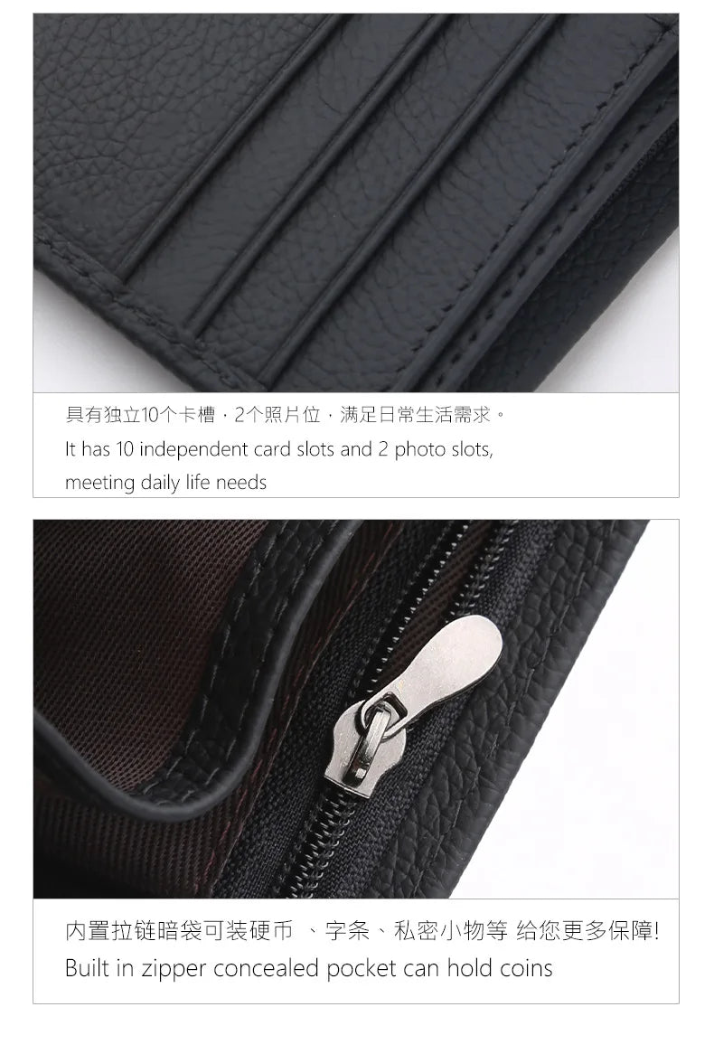 Carteira de Couro Primeira Camada