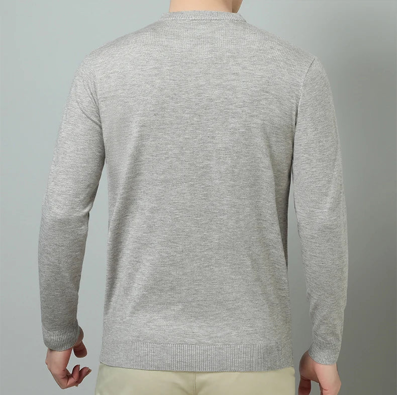 Suéter Masculino anti-Pilling