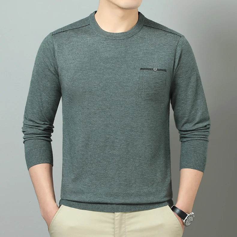Suéter Masculino anti-Pilling