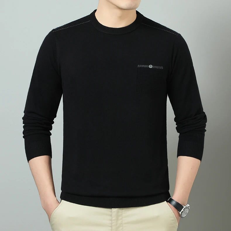 Suéter Masculino anti-Pilling