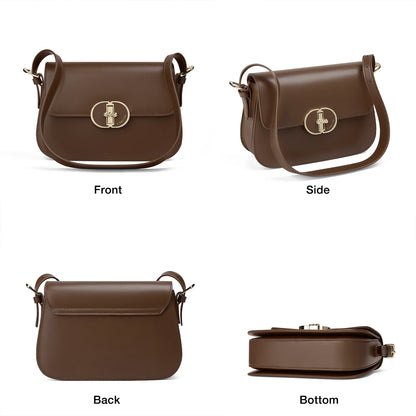 Bolsa Foxen Couro Dividido Novo Design