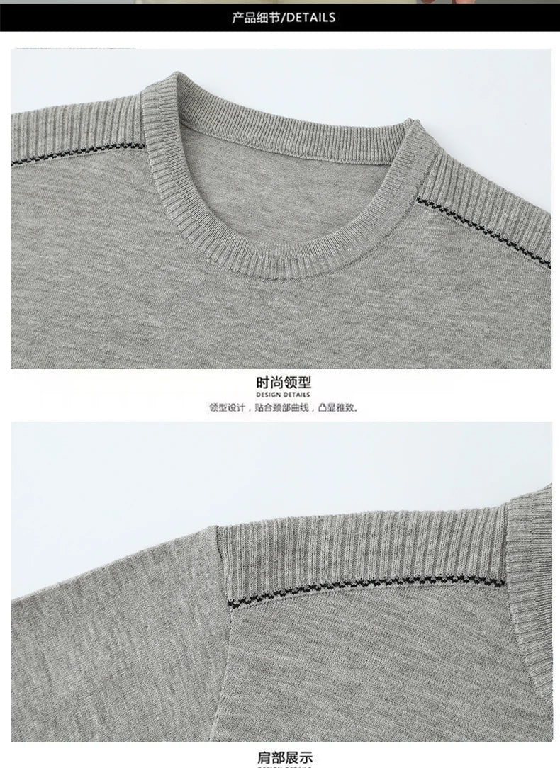 Suéter Masculino anti-Pilling