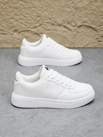 Tênis de Couro Casual conforto