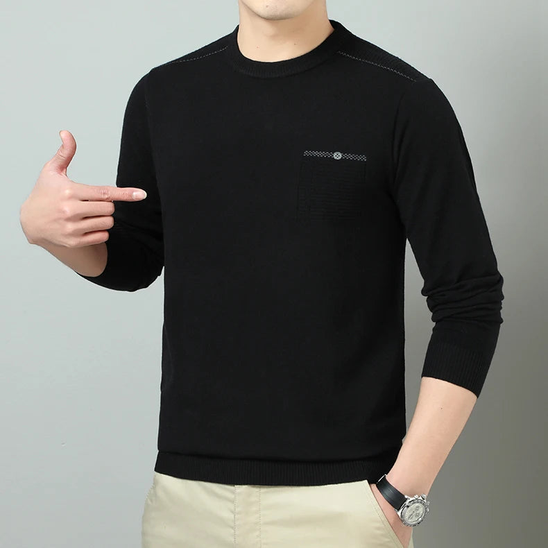 Suéter Masculino anti-Pilling