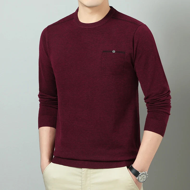 Suéter Masculino anti-Pilling