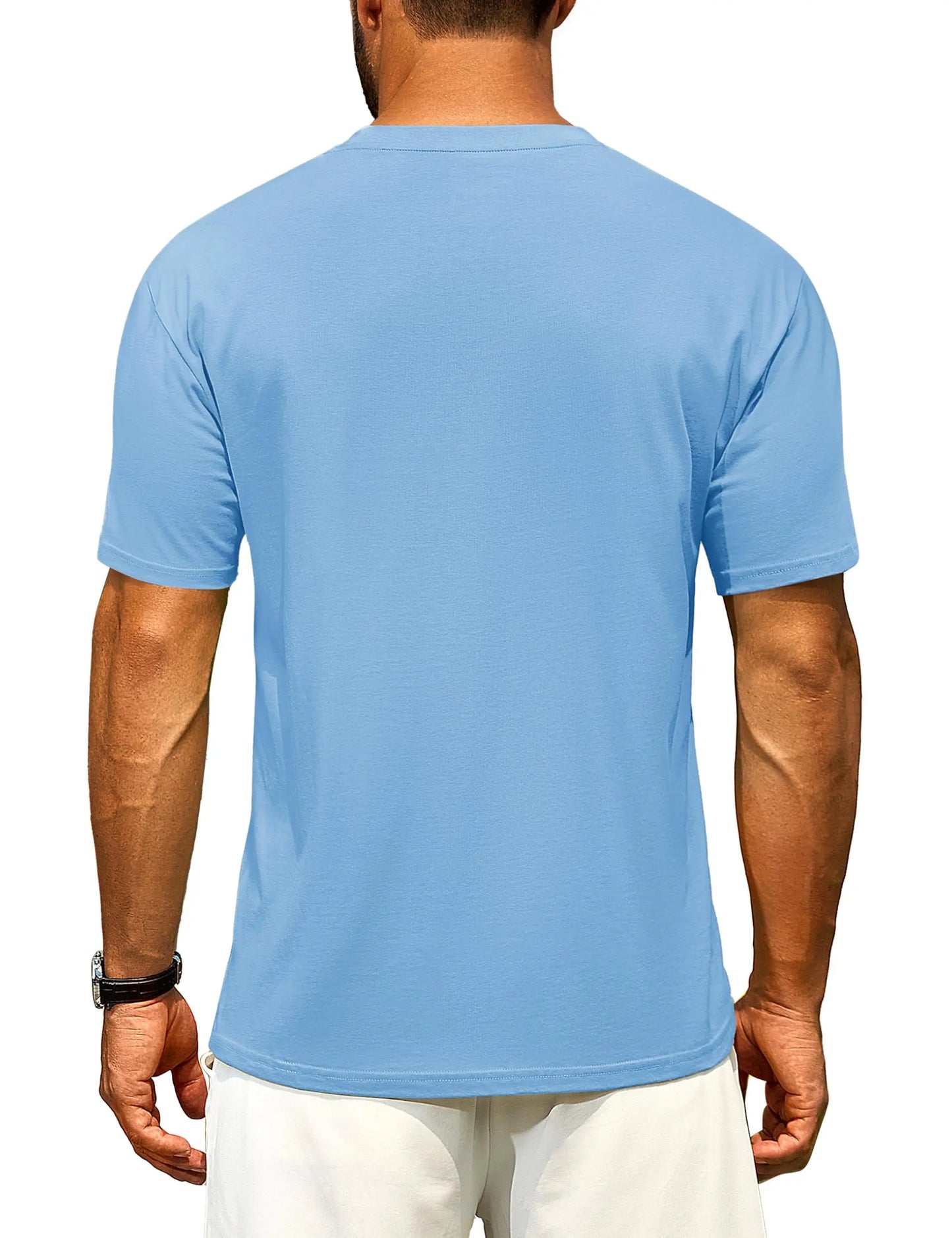 Camiseta Masculina Algodão Ombro Longo