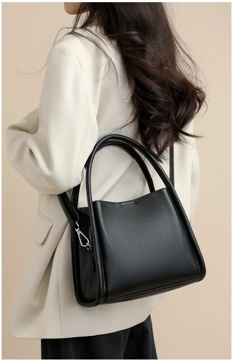 Bolsa Tote de Couro Foxen