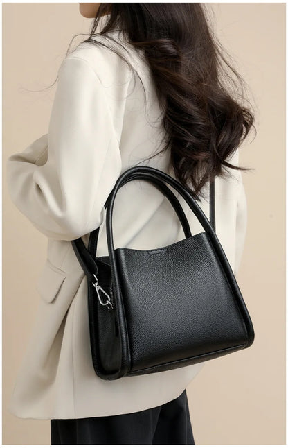 Bolsa Tote de Couro Foxen