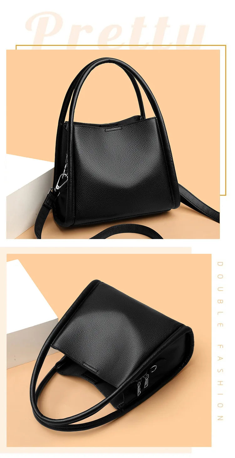 Bolsa Tote de Couro Foxen