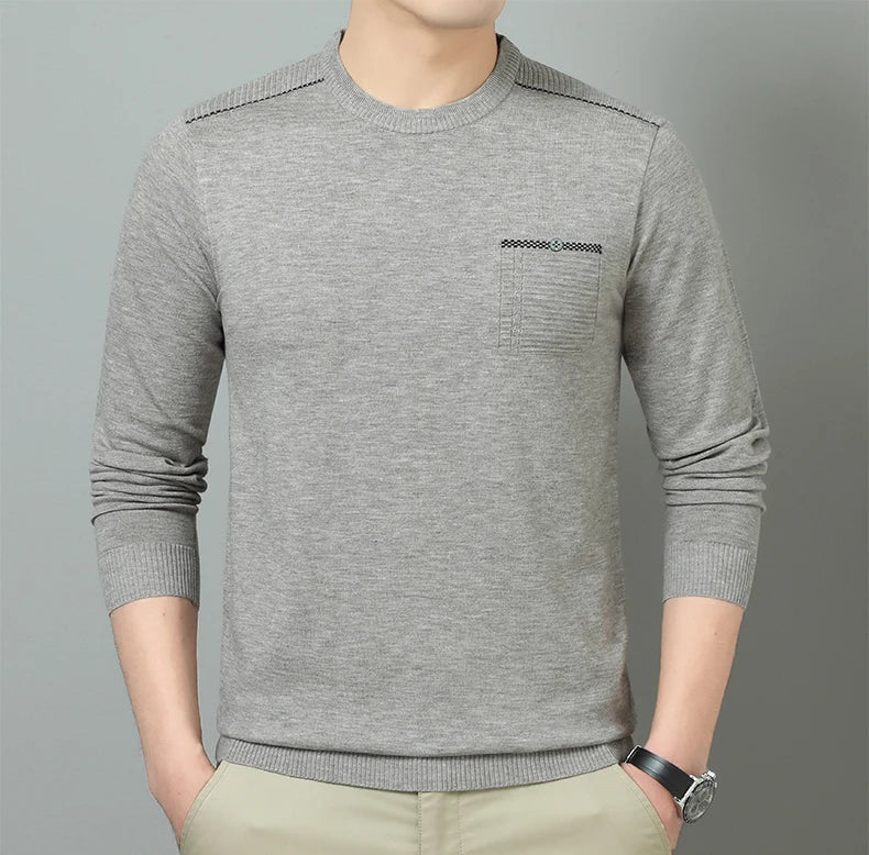 Suéter Masculino anti-Pilling