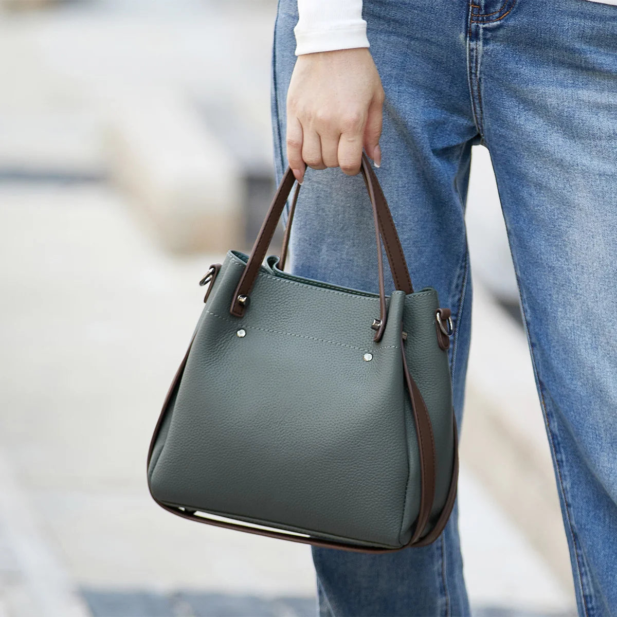 Bolsa Wsb de Couro Pure Para Mulheres