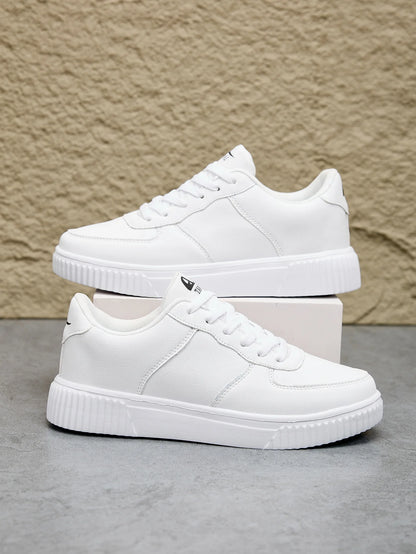 Tênis de Couro Casual conforto