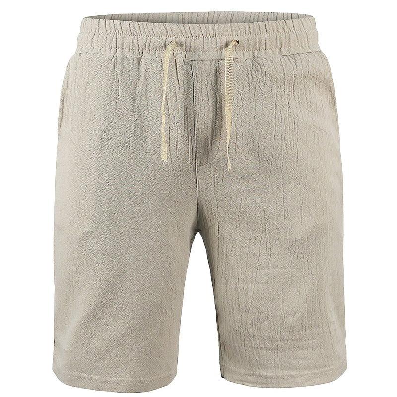 Shorts de Linho de Algodão Streetwear - GrupoWSB