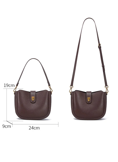 Bolsa de Ombro Couro Natural