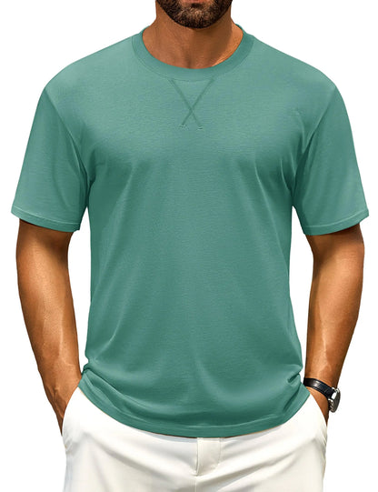 Camiseta Masculina Algodão Ombro Longo