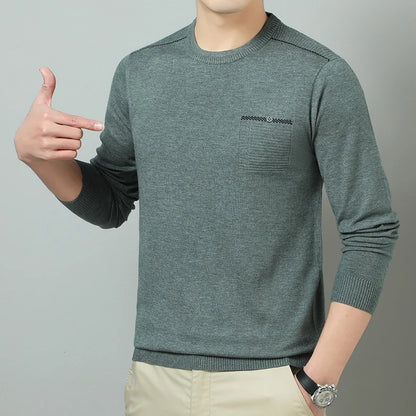 Suéter Masculino anti-Pilling
