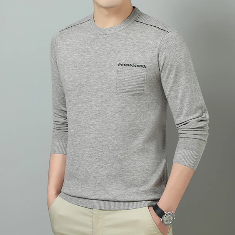 Suéter Masculino anti-Pilling