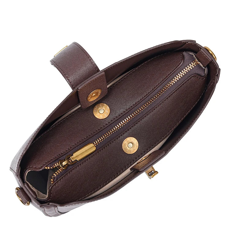 Bolsa de Ombro Couro Natural