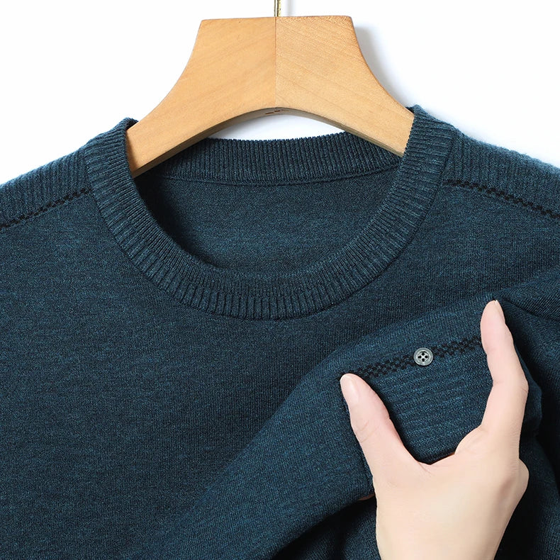 Suéter Masculino anti-Pilling