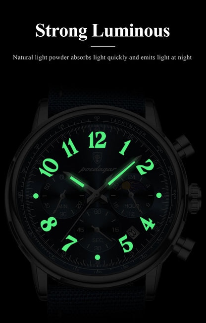 Relógio Masculino Luminoso Luxo