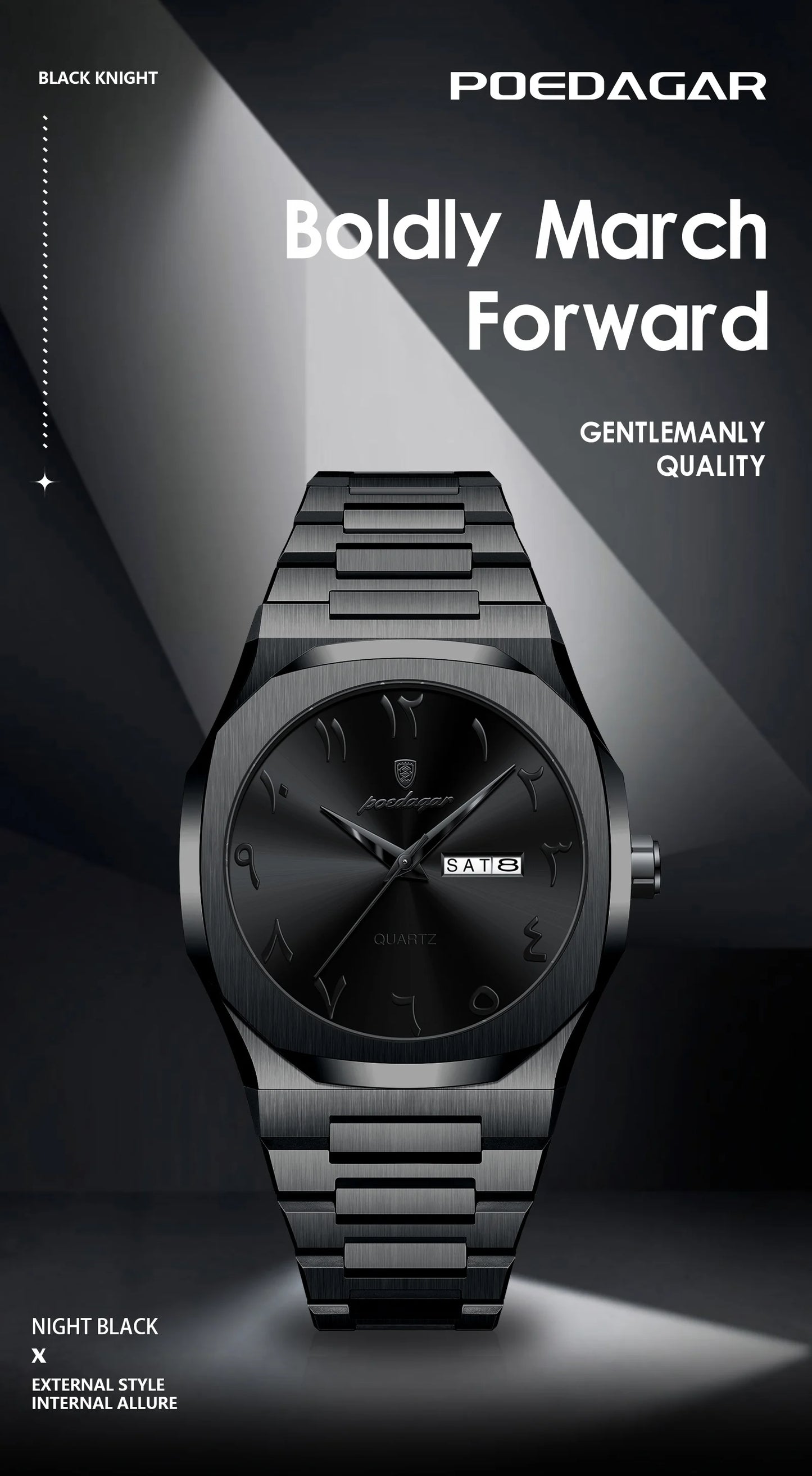 Relógio Masculino Calendário Semanal